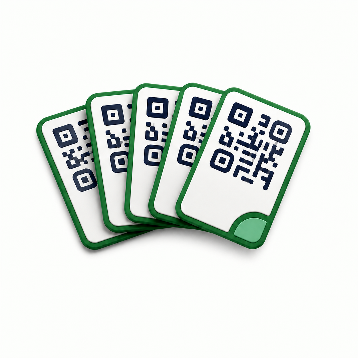 Пять QR-стикеров FoundTag